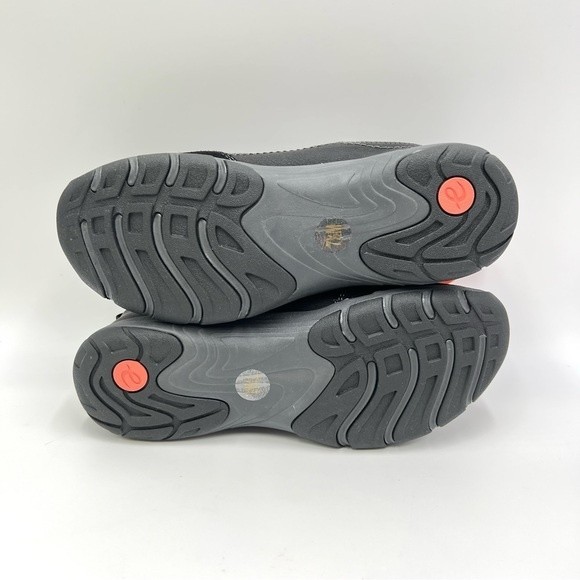 NEW Easy Spirit Womens Size 7.5 Cave Black Leather Comfort Sneakers Shoes‎ - Picture 8 of 9